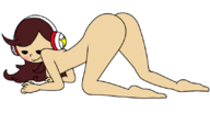 all_fours ass colored headphones nude rhythm_girl rhythm_heaven // 832x445 // 76KB