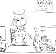 barista homura pie senran_kagura tagme // 890x859 // 375KB