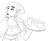 artist:harrace peatrice skyward_sword the_legend_of_zelda waitress // 600x516 // 87KB