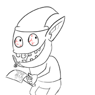 dragon's_crown drawing elf elf_(dc) joke_delivery tagme // 1000x1000 // 205KB