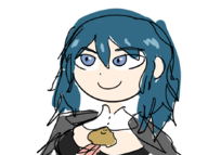 1girl artist:lunaticsoda blue_eyes blue_hair byleth byleth_(female) colored fire_emblem fire_emblem_three_houses smile // 880x655 // 232KB