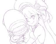 1girl abyssal artist:mateus_upd destroyer_princess kantai_collection plushie wip // 548x431 // 83KB