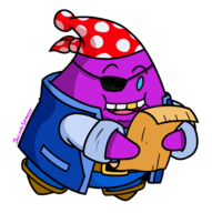 1boy artist:jacinth bandana belt blue_eyes boots colored eyepatch lubba pirate super_mario super_mario_galaxy_2 // 1517x1521 // 589KB
