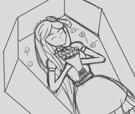 1girl artist:unknown coffin danganronpa sonia_nevermind // 1140x970 // 305KB