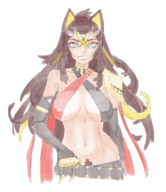 1girl artist:unknown dehya genshin_impact pubic_hair // 1085x1253 // 669KB