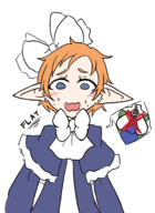 1girl alternate_breast_size colored cosplay disgaea flat_chest mage magic_knight parody sad // 1157x1590 // 296KB