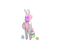 1girl 2019_easter_collab artist:bad-draw basket bunny_ears bunny_girl bunny_suit collab colored dust_bunny easter easter_collab easter_egg egg snipe spiral_knights // 1600x1200 // 462KB