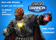 advertisement artist:outta_sync colored dannon ganondorf gerudo green_skin looking_at_viewer parody red_hair spoon the_legend_of_zelda twilight_princess yogurt // 1804x1276 // 2.3MB