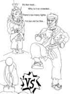 1girl 2boys akuma artist:unknown chun-li parody ryu street_fighter text wojack // 700x933 // 238KB