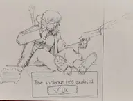 1boy artist:akunim dante devil_may_cry gun phone text traditional_medium // 2119x1605 // 485KB