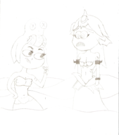 artist:boneyt cala_maria crossover cuphead cuphead_(series) giga_mermaid parody shantae_(series) // 1700x1935 // 789KB