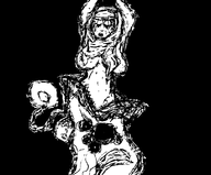 artist:smudge darkest_dungeon mermaid shantae_(series) spooky torn_clothes underboob vestal // 1111x919 // 65KB