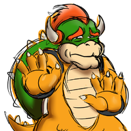 artist:gusgux bowser colored nintendo reaction_image stop super_mario // 800x800 // 416KB