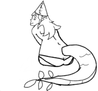 artist:boneyt corrin corrin_(female) dunce_hat fire_emblem fire_emblem_fates // 690x635 // 82KB