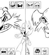 4boys artist:bad-draw dr._eggman dr._wily mega_man mega_man_(series) sonic_(series) sonic_the_hedgehog // 1600x1800 // 865KB
