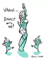 1girl artist:alef_ishara dancing final_fantasy final_fantasy_xii mangragora penelo // 1000x1300 // 282KB