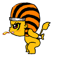 chibi colored female king_totomesu personification super_mario super_mario_land // 387x399 // 11KB