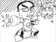 1boy 1girl artist:wapcum chud garyc.me glasses megachud monochrome mymy ongezellig sketch soyjak // 800x600 // 15KB