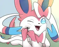 anon artist:macromin cheek colored hugging macro micro pokemon size_difference squishing sylveon // 2325x1862 // 1.1MB