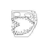 artist:laweaacosadora mspaint nintendo parody r.o.b. robot sharp_teeth // 406x362 // 6.3KB