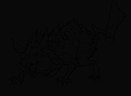lineart monochrome mutant pikachu pokemon wip // 657x484 // 51KB