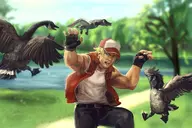 artist:kujalla fatal_fury geese goose parody terry_bogard // 1280x852 // 494KB