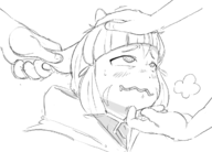 artist:akunim blush ear_rubbing hands headpat lewd nia tickling xenoblade xenoblade_chronicles xenoblade_chronicles_2 // 1242x890 // 276KB