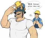 colored engineer hats soldier team_fortress team_fortress_2 teddy_bear tf2 // 828x694 // 220KB