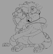 1girl artist:unknown ass cameltoe daena feet furry legend_of_mana sweat // 1803x1848 // 234KB