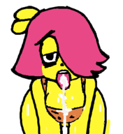 1girl after_sex all_fours anthology_of_the_killer artist:unknown bb breasts cum cum_in_mouth looking_at_viewer // 294x320 // 26KB