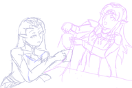 2girls a_link_between_worlds a_link_to_the_past bluescribbleman drink long_hair pointy_ears princess_zelda sketch tea the_legend_of_zelda twilight_princess // 3000x2000 // 697KB