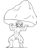 1girl abs battle_chasers battle_chasers_nightwar beastmaster_raha boulder muscles nude pubic_hair raha sweat workout // 2138x2766 // 531KB