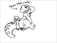 2boys artist:unknown excited garyc.me gex gex_(series) monochrome sketch text // 800x600 // 6.6KB