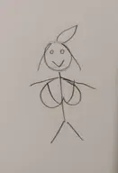 1girl artist:unknown huge_breasts joke_delivery pauline stick_figure super_mario // 2033x2984 // 703KB