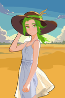 1girl artist:unknown stardew_valley sundress trinnie // 1000x1500 // 83KB