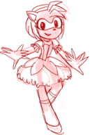 1girl amy_rose artist:unknown furry madoka puella_magi_madoka_magica sonic_(series) // 442x596 // 93KB