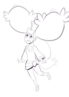 artist:xiceowl black floating iris parody pokemon pokemon_bw twintails // 1750x2450 // 437KB