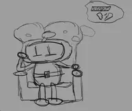 bomberman broken_heart chair konami thought_bubble // 702x587 // 54KB