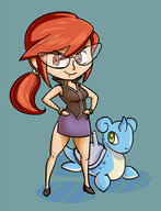 artist:gusgux chibi lapras lorelei pokemon sd // 764x1000 // 260KB