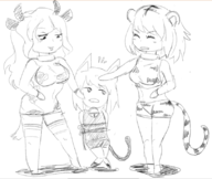 kumatanchi neko-kun rope tied_up tora-oneesan ushi-oneesan // 811x684 // 216KB