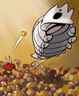 1girl artist:gusgux hollow_knight hornet insect_girl silksong tagme throwing // 1620x1974 // 2.8MB