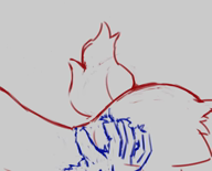 animated artist:NoConcession benchpress exercise exercising meowscarada pokemon sketch wip // 990x800, 4.7s // 279KB