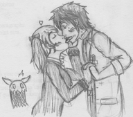 blush doll elize_lutus french_kiss jude_mathis kiss pencil_drawing shock tales_of_xillia tales_of_xillia_2 teepo traditional_medium // 612x540 // 312KB