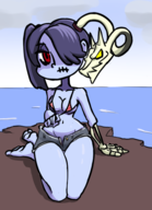 1girl artist:unknown bikini skullgirls squigly // 437x604 // 168KB