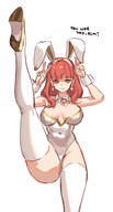 1girl artist:subuart bunny_suit celica fire_emblem fire_emblem_echoes_shadows_of_valentia text // 725x1350 // 589KB