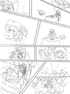 abyssal battle_cats burger burger_cat cat comic crossover high_five hoppou iowa kantai_collection parody prank sweat text // 768x1024 // 409KB