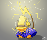 artist:zeeph black_mage crossover final_fantasy pokemon raichu // 2100x1796 // 1.4MB