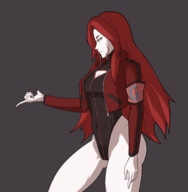 1girl artist:boxes gebura leotard lobotomy_corporation // 2050x2089 // 808KB