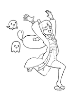 1girl ace_attorney artist:harrace ghost maya_fey running scared tears // 535x704 // 103KB