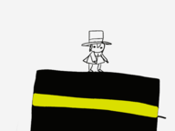 1girl a_hat_in_time animated artist:babazul cape dancing gif hat hat_kid // 560x420 // 54KB